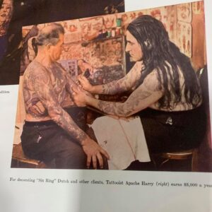 Antique Life Magazine Tattooing on the Bowery with Tattoo Artist Apache Harry