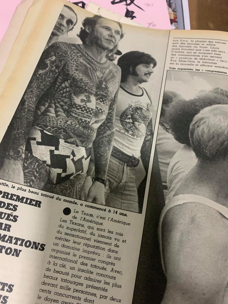 1976 Houston Tattoo Convention Vintage Tattoo Article Lyle Tuttle