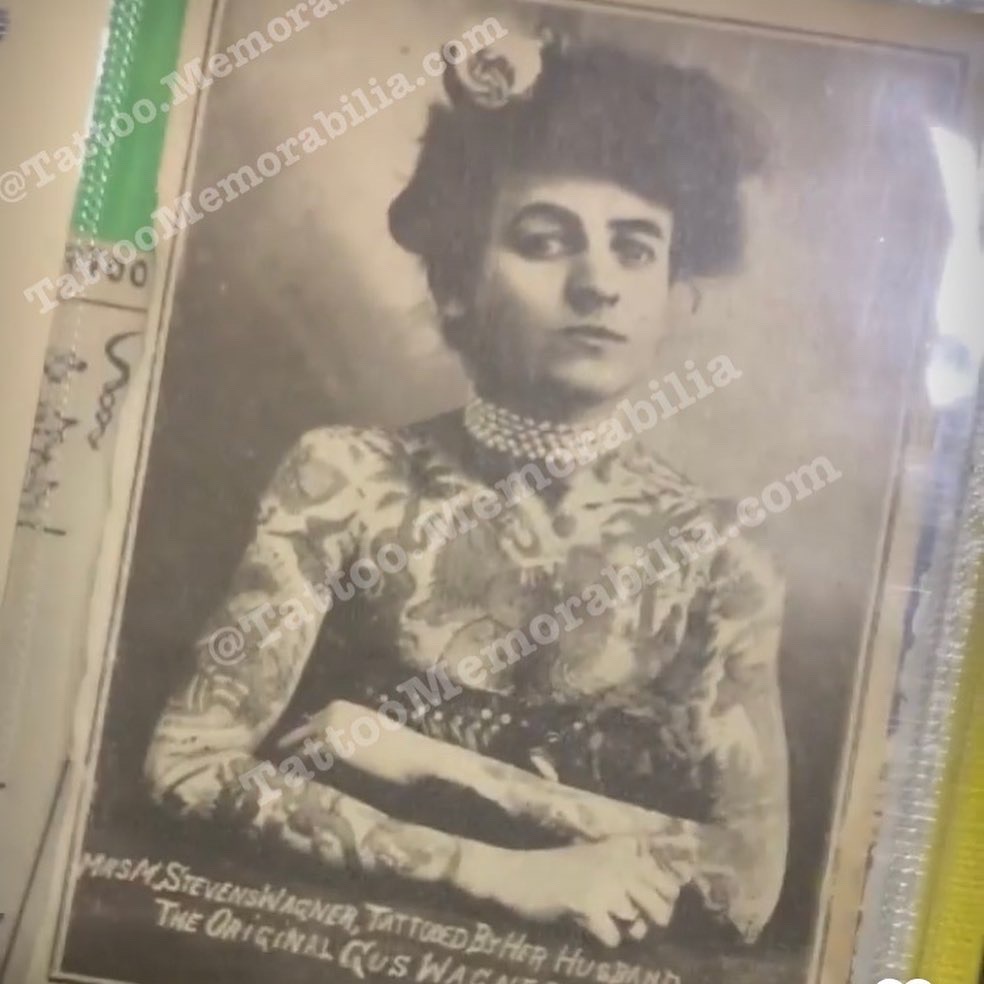 You are currently viewing Maude Wagner Tattoo Artist 1907