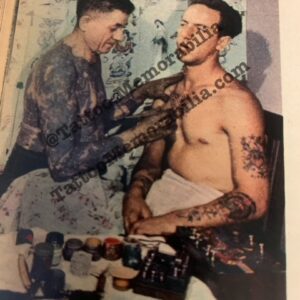 Vintage American Tattoo Artist Charlie Wagner Magazine Article 1940`s