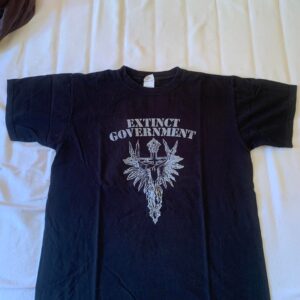 Extinct Government Vintage Punk Rock Tshirt
