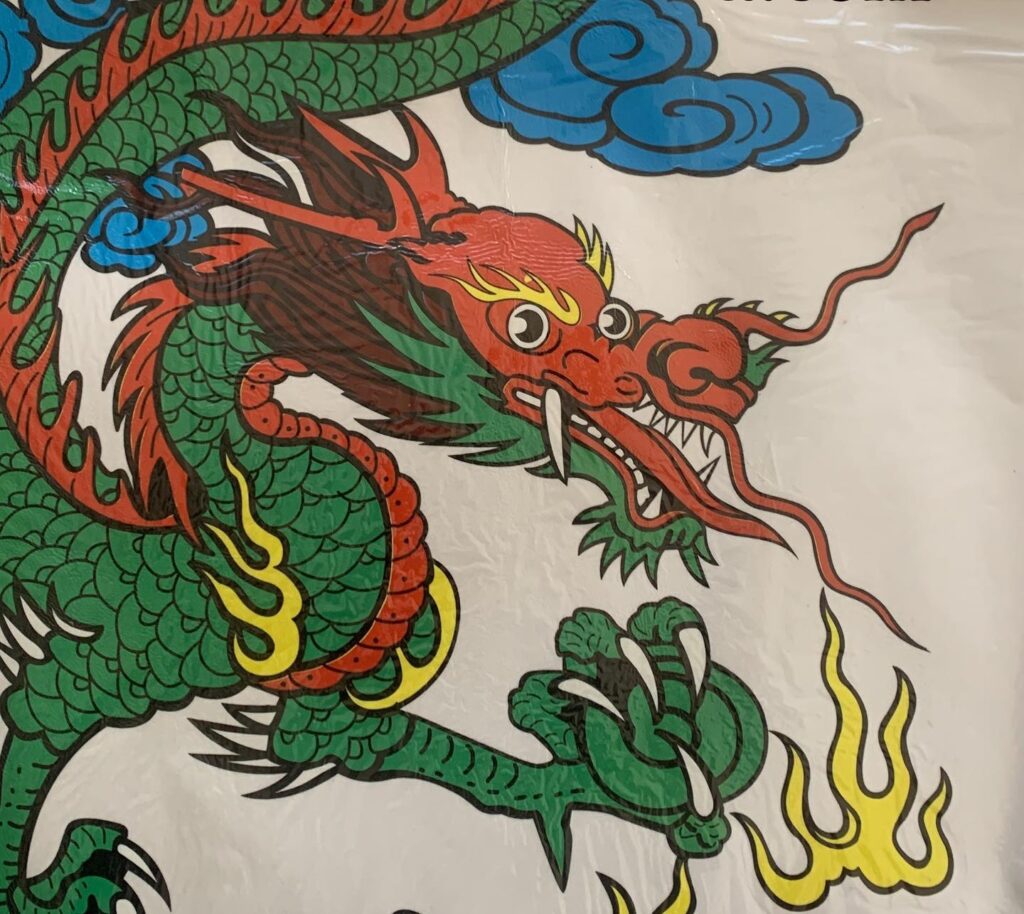 XXXL Twin Dragon Window Stickers - Tattoo Memorabilia