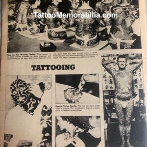 1937 Look Magazine – Extremely Rare Article on Tattooing