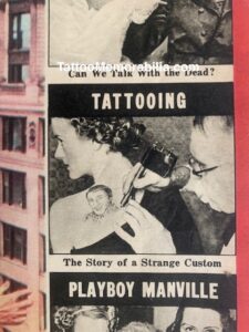 George Burchett Tattooing 1937