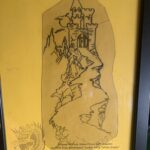 Vintage Tattoo Design Traditional Long Winding Road to Wizards Castle Stencil- Acetate