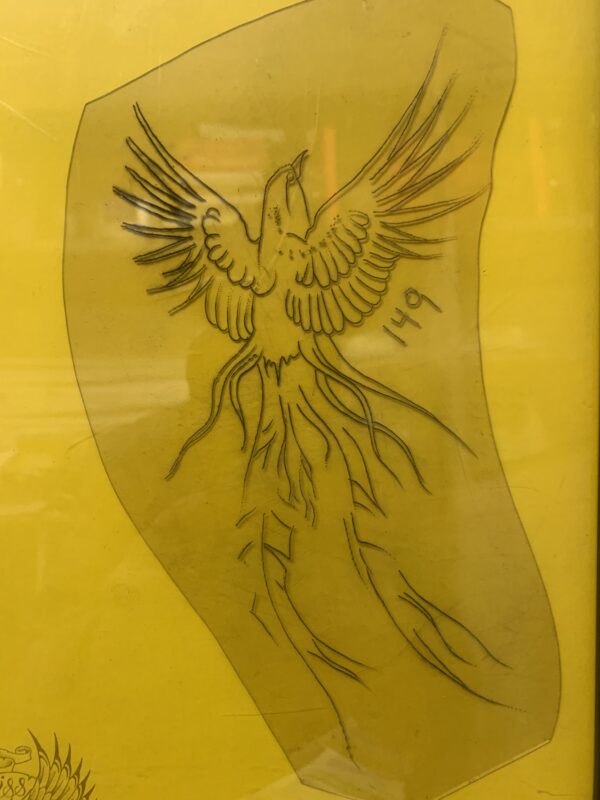 Vintage Phoenix Tattoo Design Bird Of Paradise