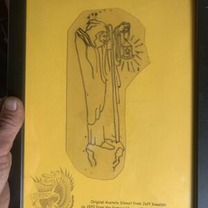 Vintage Wizard Holding Lantern Tattoo Design – Acetate Stencil