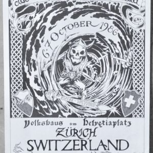 First Swiss Tattoo Convention Poster – Artwork by Filip & Felix Leu 1986