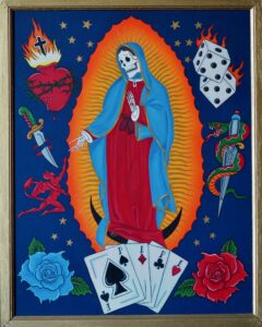 Madonna.Acrylic on canvas. Artist Marci Wade(PEPE)