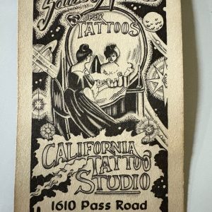 Tattoo Artist Sailor Moses Vintage Tattoo Studio Business Card