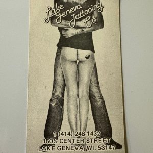 Lake Geneva Vintage Tattoo Studio Business Card