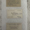 Vintage Tattoo Business Cards- Bouchard-Bill Jones