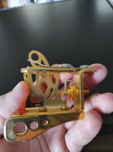 Vintage Tattoo Machine Frame-Celtic Design-Unknown Builder