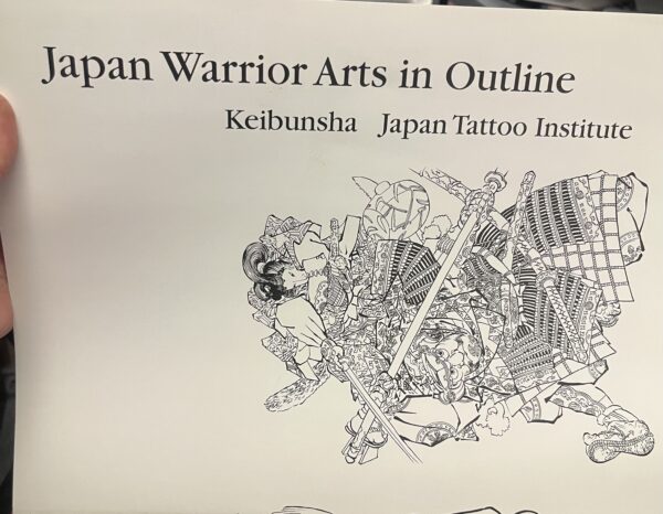 Japan Warrior Arts in Tattoo Outline Art Book