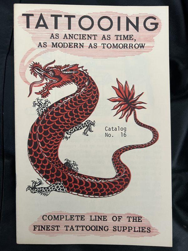The Zeis Studio Catalog # 16 1950`s Tattoo Equiptment