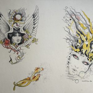 Vintage Tattoo Flash- Signed 1982 Shotsie Gorman 1