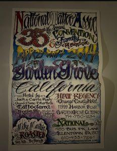 National Tattoo Association Jack Rudy Poster 2014