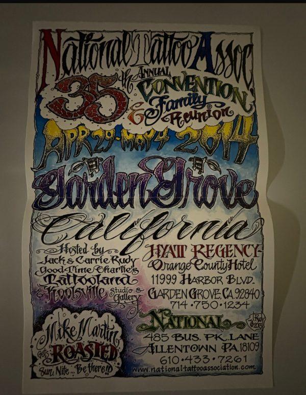 National Tattoo Association Jack Rudy Poster 2014