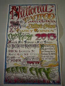 National Tattoo Association Jack Rudy Poster 2013