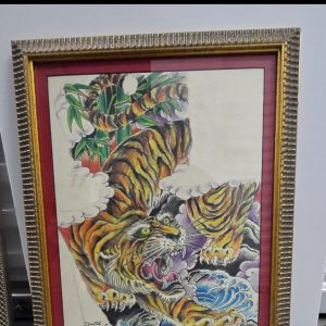 Original Ed Hardy Tiger Drawing