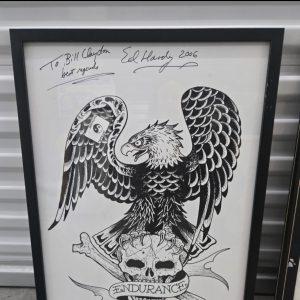 Ed Hardy to Bill Claydon 2005 Eagle & Skull Print