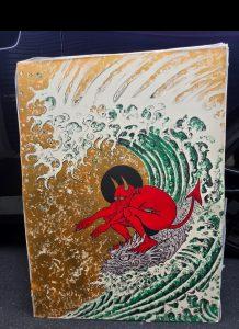 Surf or Die 2004 Ed Hardy Lithograph AP 6/6