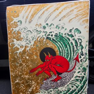 Surf or Die 2004 Ed Hardy Lithograph AP 6/6