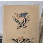 Tattoo Artist Art Cleveland Hand Painted Vintage Eagle Tattoo Flash