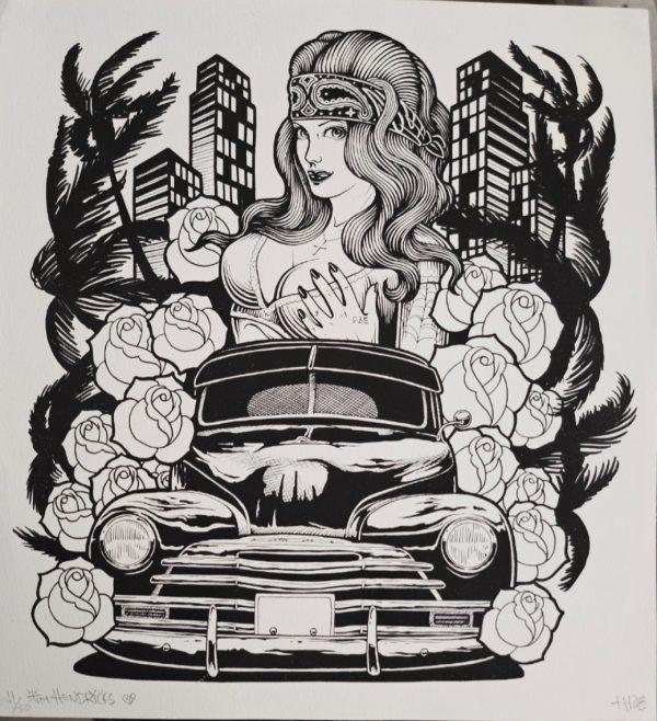 Tim Hendricks 2008 Print 11/50 Signed