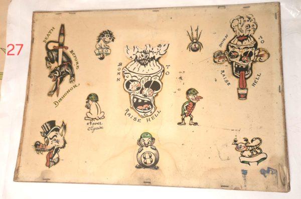 Vintage Production Tattoo Flash Mixed Tattoo Designs