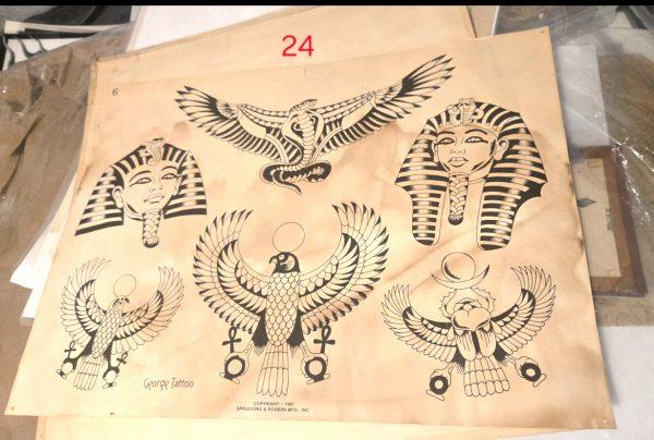 Vintage Spaulding Flash 1981 Aztec Tattoo Designs