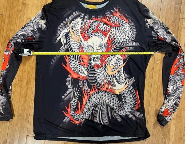 Yellowman Collection Vintage Dragon Tattoo Tshirt - Image 3