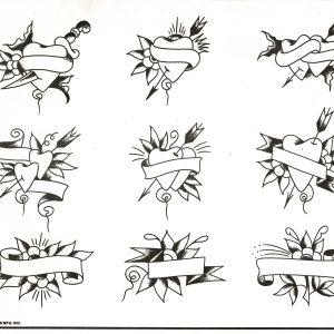 Vintage Tattoo Flash Tattoo Designs-Spaulding & Rogers #1