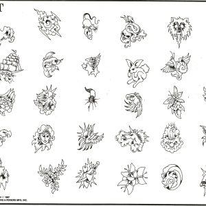 Vintage Tattoo Flash Tattoo Designs-Spaulding & Rogers #861T