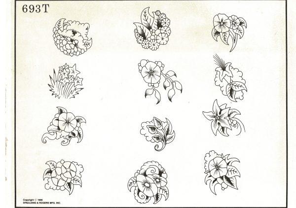 Vintage Tattoo Flash Tattoo Designs-Spaulding & Rogers #693T