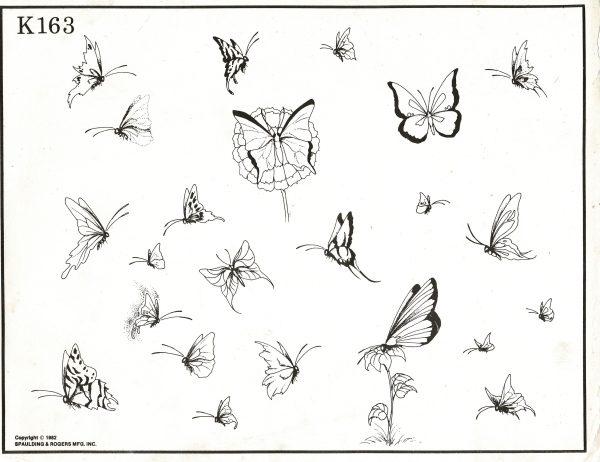 Vintage Tattoo Flash Tattoo Designs-Spaulding & Rogers #K163