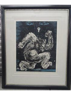 Stayin Alive 1995 A.P.5. Don Ed Hardy Lithograph