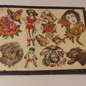 Vintage Tattoo Flash Bill Jones