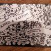 Greg Ardnon Tattoo Artist Business Card-Kings Cross Tattoo Studio-Australia