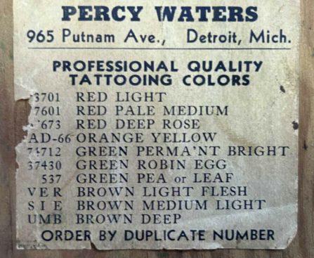 Percy Waters 1930‘s Tattoo Artist Complete Travel Kit