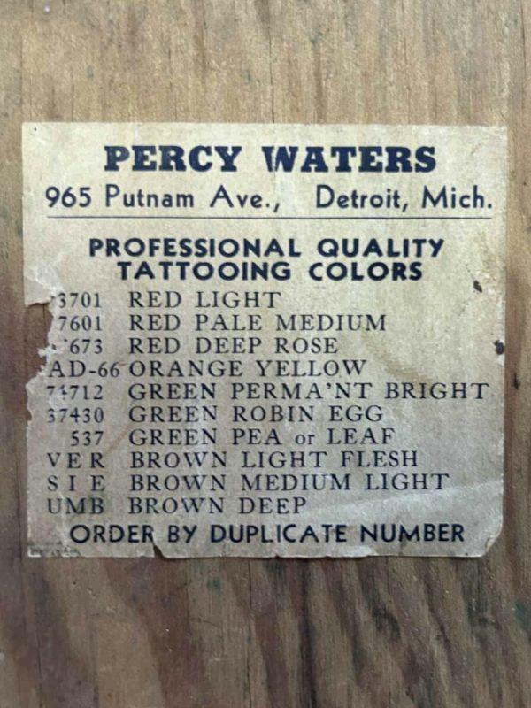Percy Waters 1930‘s Tattoo Artist Complete Travel Kit