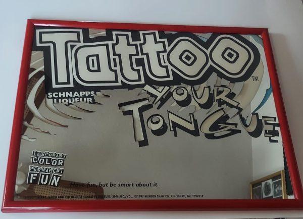 Mirrored Advertisement- Tattoo Your Tongue 1997