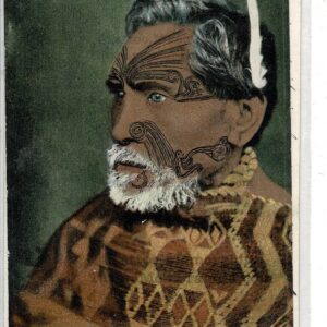 Antique Postcard 1907 Maori Chief