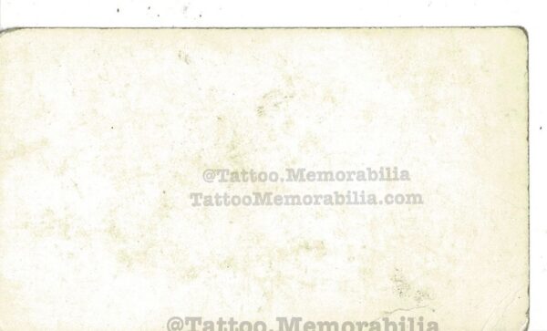 1980s Doc Forest Vintage Tattoo Business Card