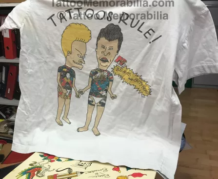 Beavis and Butthead Tattoo Tshirt-Vintage