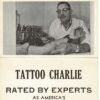 1940’s Vintage Tattoo Charlie Geizer Folding Business Card