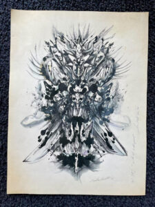 Spider Webb Original Artwork 1995- Skull & Daggers 