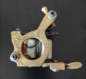 Vintage 1990‘s Custom Tattoo Supply-Engraved Tattoo Machine