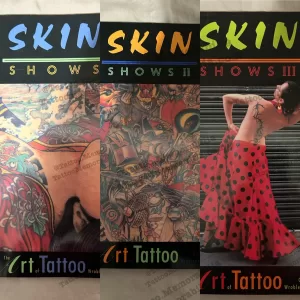 SKIN SHOWS I, II & III- Chris Wroblewski Tattoo Photo Books Vintage