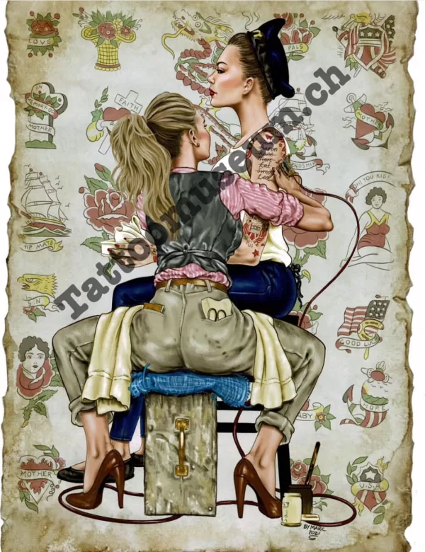 Norman Rockwell’s "The Tattooist" 1941- Interpretation by Marc Fairborn